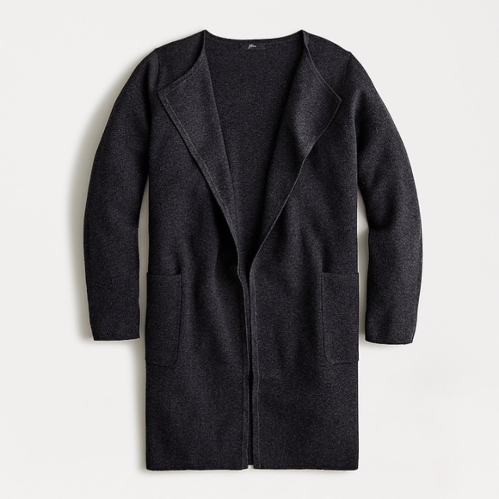 J.Crew Juliette Collarless Sweater Blazer XS NWT